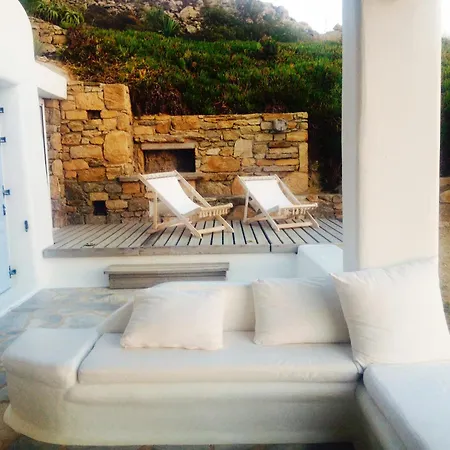 Daire White Luxury With Amazing Seaview And Pool Agios Stefanos (Mykonos)