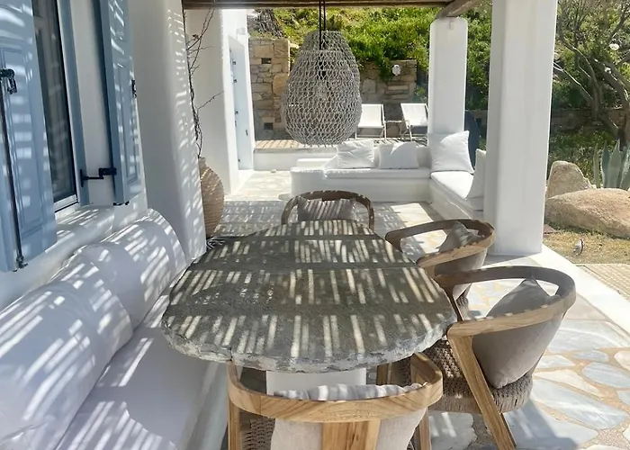 White Luxury With Amazing Seaview And Pool Daire Agios Stefanos (Mykonos)