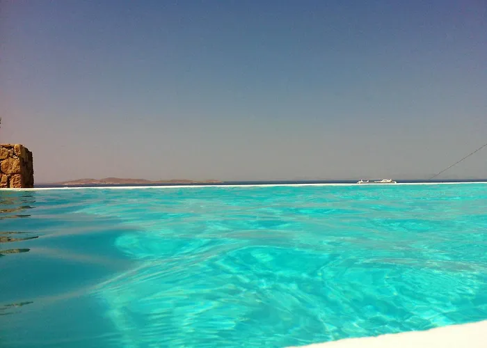 White Luxury With Amazing Seaview And Pool Daire Agios Stefanos (Mykonos)