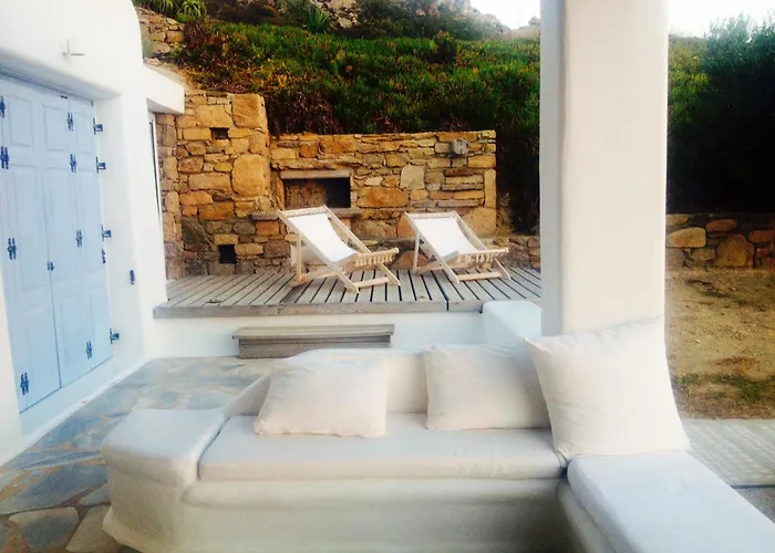 Lägenhet White Luxury With Amazing Seaview And Pool Agios Stefanos (Mykonos)